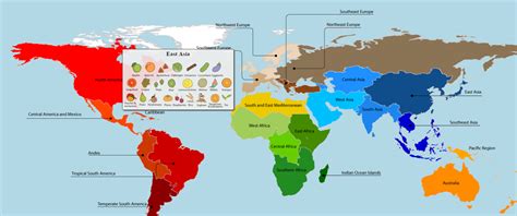 Este Mapa Te Explica De Dónde Proviene Tu Comida