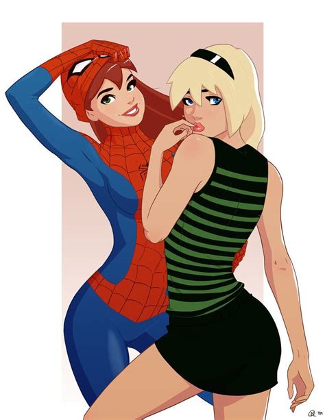 mj and gwen pin up by mro16 spider gfs pinterest gwen stacy deviantart and comic