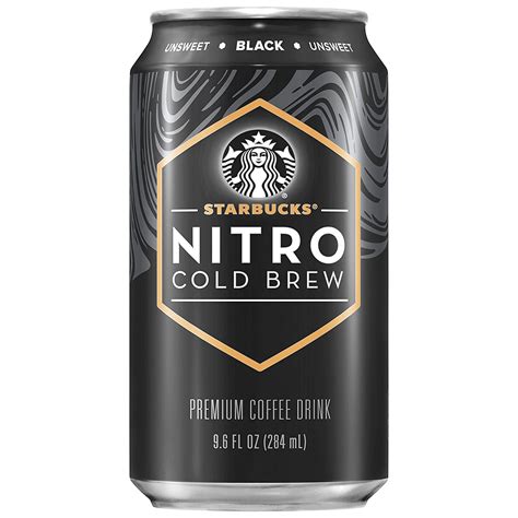 Starbucks Nitro Cold Brew Black Unsweetened 96 Fl Oz