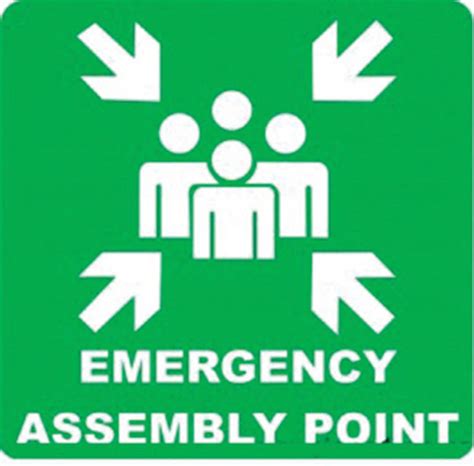 Emergency Assembly Point Signs 290mm X 290mm Mstore Online