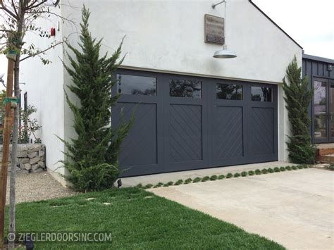 Farmhouse Wood Garage Doors By Ziegler Doors Inc Garage Door Design