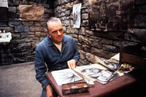 Red Dragon Hannibal Lecter S Prison Cell Movie Drawing In Michael J S Hannibal Lecter