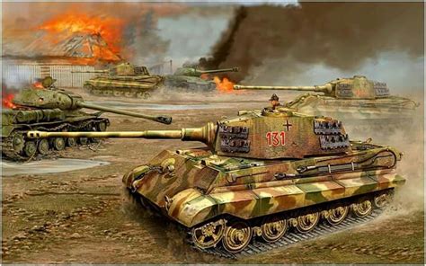 King Tiger Танк Военная история Солдаты