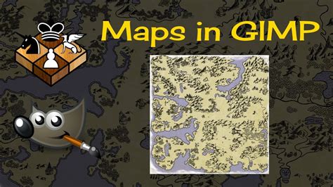 Making A Fantasy Map With Gimp Youtube