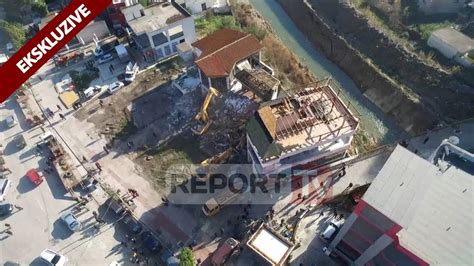 Report TV Pamje me dron nga aksioni për shembjen e 40 objekteve në