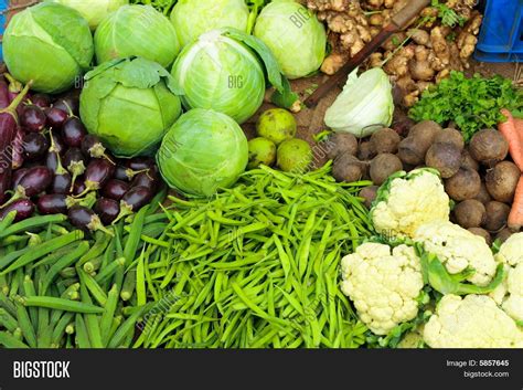 Indian Vegetables Image And Photo Free Trial Bigstock