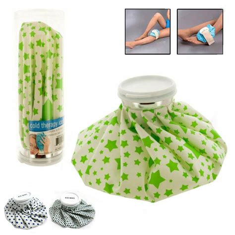 Reusable Ice Bag Pack 9 Inch Cold Therapy English Ice Cap Design First