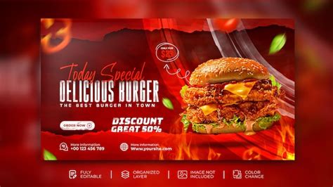 Free Psd Fast Food Ad Banner Template