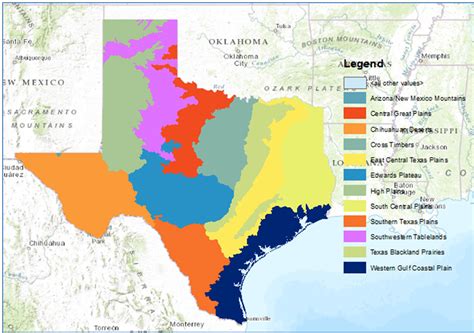 Sustainability Atlas Of Texas Ecoregions