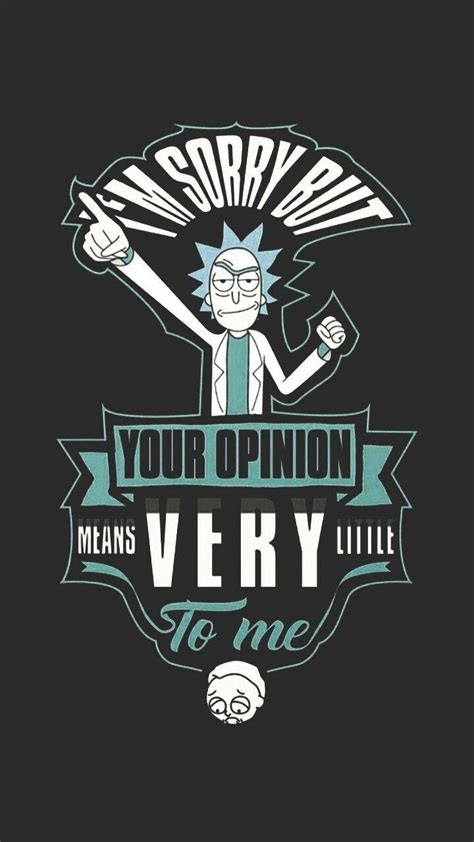 Rick And Morty Quotes Wallpapers Wallpaper Cave