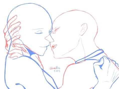 Pin By Shammiewarma On 이메레스 Kissing Reference Kissing Poses Drawing Reference