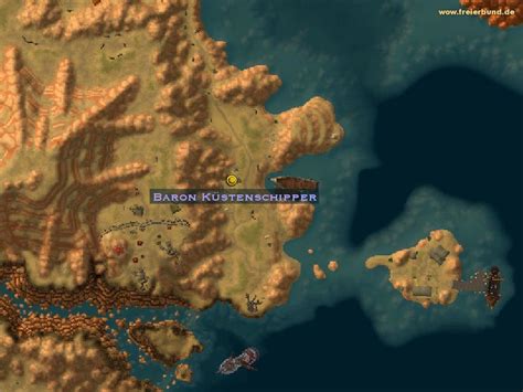 Baron Küstenschipper Quest Nsc Map And Guide Freier Bund World Of Warcraft
