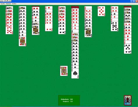 Spider Solitaire Difficult Win Youtube