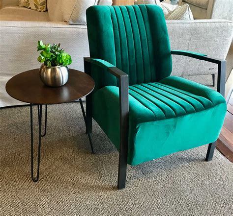 Emerald Green Accent Chair 