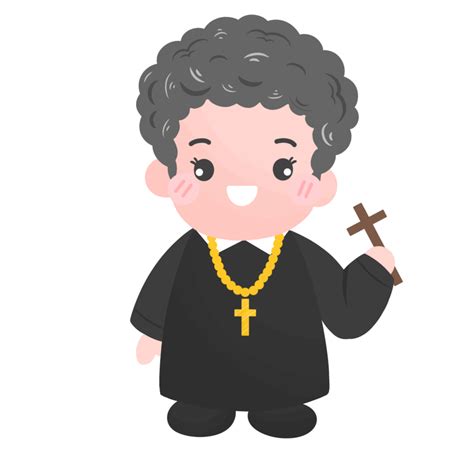 Catholic Priest Cartoon 21979529 Png