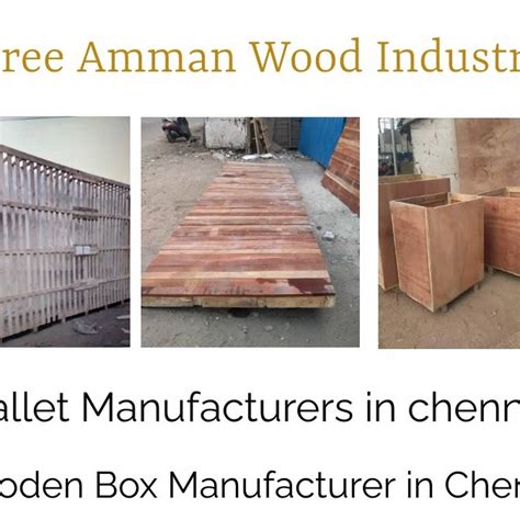 Shree Amman Wood Industries Wooden Boxwooden Cratewooden Pallet