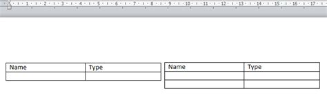 How To Align Two Tables Side By Side In Word Printable Templates