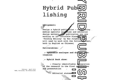 Hybrid Publishing On Behance