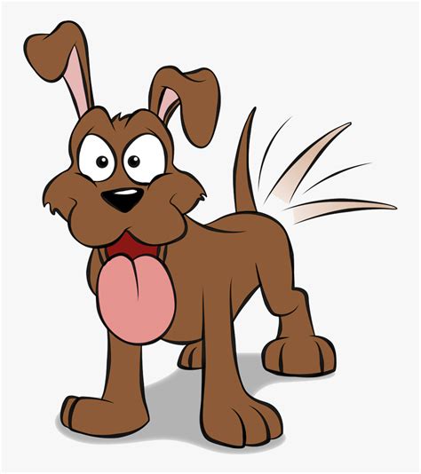 Dog Wagging Tail Cartoon Dog Wagging Tail Hd Png Download