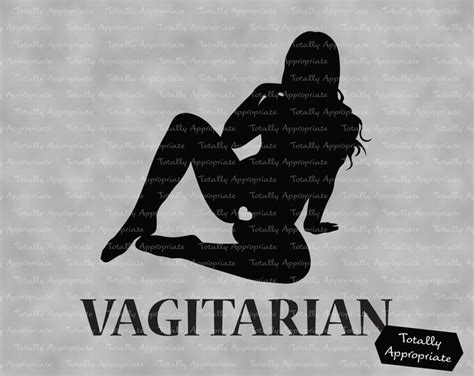 Vagitarian Silhouette Clipart Vagina Clip Art Naked Woman Etsy