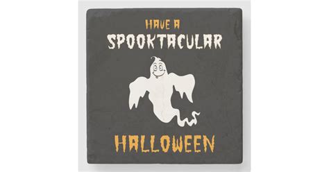 Spooktacular Halloween Stone Coaster