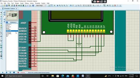 Frequency Counter Using Arduino Proteus Simulation Youtube