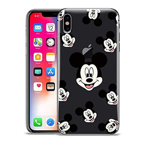 Gspstore Iphone X Case Disney Cartoon Mickey Minnie Mouse Hard Plastic