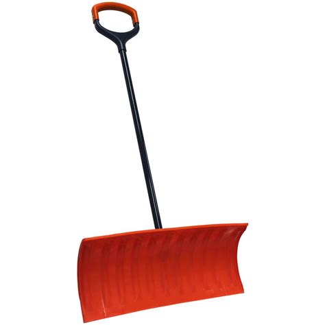 Emsco Bigfoot Series 25 In Poly Pusher Snow Shovel With Double Wide