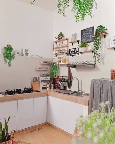 desain dapur minimalis  unik instagramable