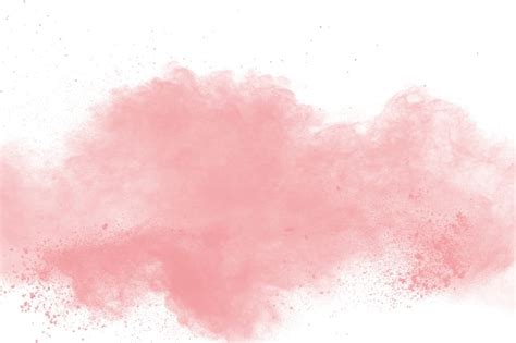 Premium Photo Abstract Pink Powder Explosion On White Background