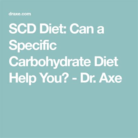 Why You Need To Know About This Diet Right Now Specific Carbohydrate