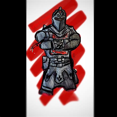 Black Knight Drawing That I Made Hope You Enjoy Fortnitebr