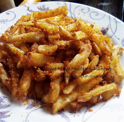Cara membuat kentang wedges, potato wedges homemade recipe. Diari Siti Ruqaiyah 313: Resepi Kentang Goreng Homemade ...