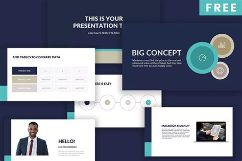 This cool ppt template offers 15 unique slides just for you. Achor Powerpoint Template