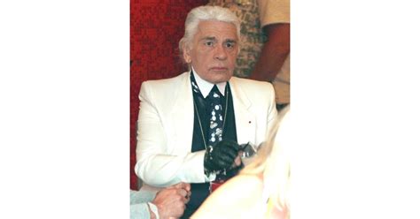 Karl Lagerfeld Without Sunglasses Pictures Popsugar Fashion