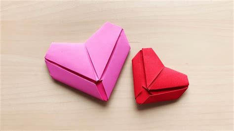 Diy Origami Hearts How To Make Origami Paper Hearts Artkid Youtube