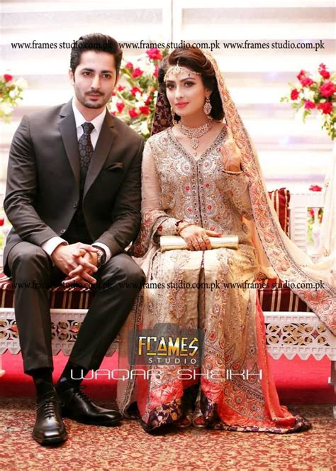 Danish Taimoor And Ayeza Khan Valima Pakistani Bride Pakistani Actress