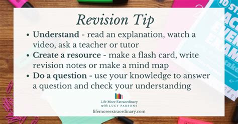 How To Revise For Exams In Years 7 8 And 9 Revision Tips And Techniques