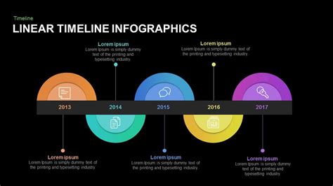 Linear Timeline Infographics Powerpoint And Keynote Template Slidebazaar