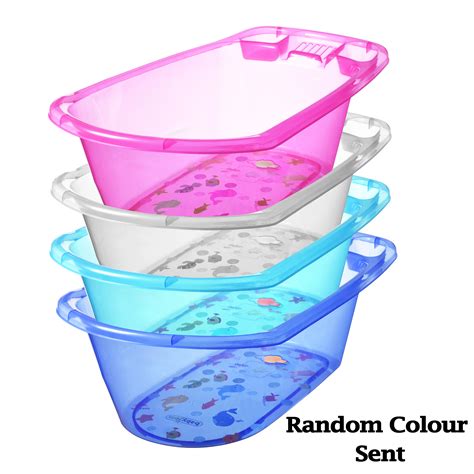 Find the right tub to get the job done. Baby Bath Tub Washing Plastic Infant New Born Toddler Kids ...