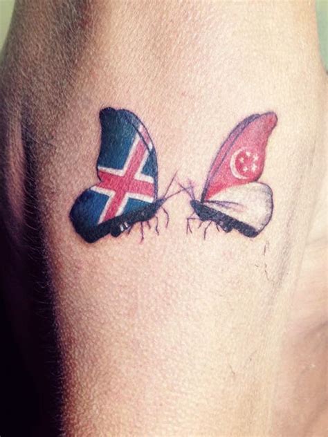 Singapore And Union Jack Tattoo Tattoos Female Tattoo Artists Union