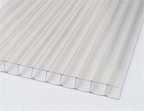 Clear 10mm Twin Wall Thermoclear Polycarbonate Panel