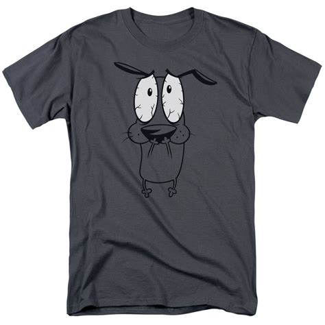 Courage The Cowardly Dog Mens Scared T Shirt