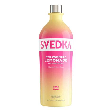 Svedka Strawberry Lemonade Flavored Vodka Price And Reviews Drizly
