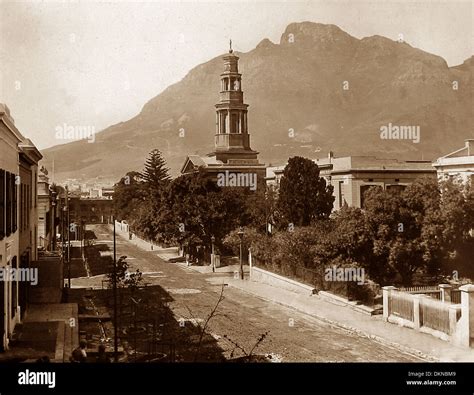South Africa Cape Town Wale Street Pre 1900 Stock Photo Alamy