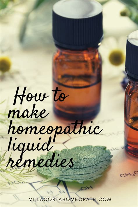 How Do You Make Homeopathic Liquid Homeopathy Remedies Homeopathy