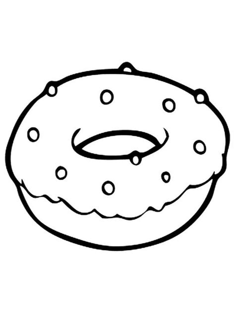 Printable Donut Coloring Pages - Printable World Holiday