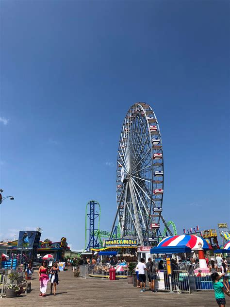 Casino Pier Breakwater Beach in Seaside Heights