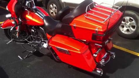 Collection by skeeter arnold • last updated 3 weeks ago. Harley Davidson custom paint job orange 360 degrees walk ...