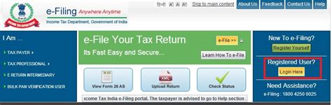 There are two ways to file income tax return online. Registering on Income Tax efiling Website